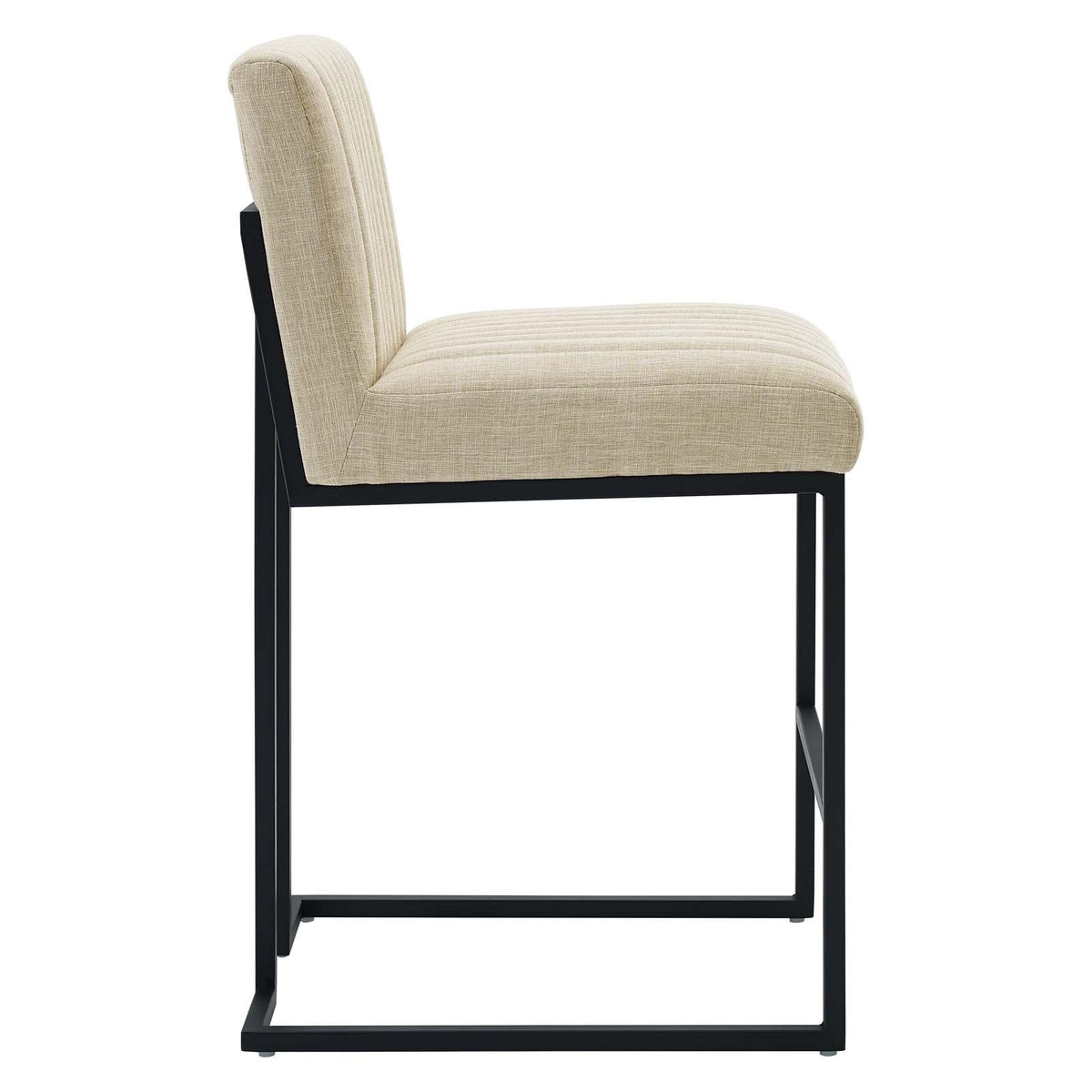 Modway Furniture Modern Indulge Channel Tufted Fabric Counter Stool - EEI-4653