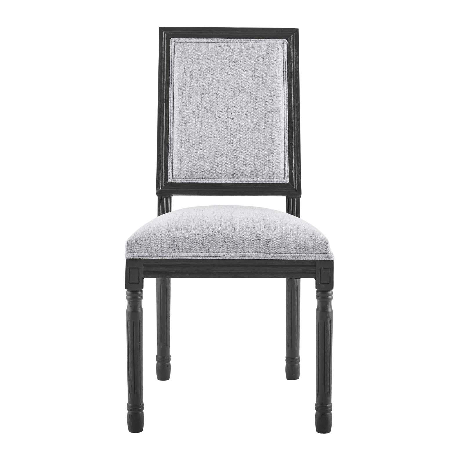 Modway Furniture Modern Court French Vintage Upholstered Fabric Dining Side Chair - EEI-4661