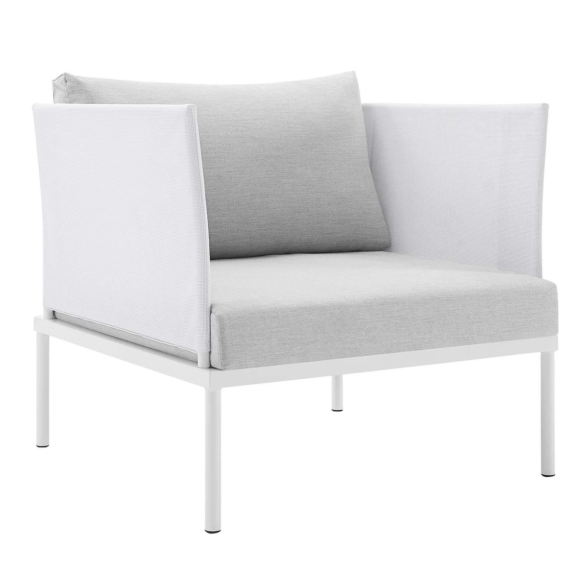 Modway Furniture Modern Harmony 3-Piece  Sunbrella® Outdoor Patio Aluminum Seating Set - EEI-4686