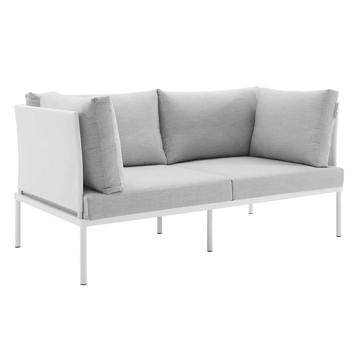 Modway Furniture Modern Harmony 4-Piece  Sunbrella® Outdoor Patio Aluminum Seating Set - EEI-4690