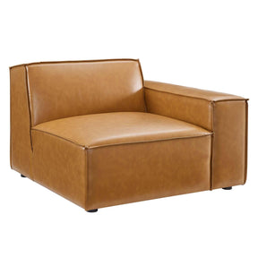 Modway Furniture Modern Restore 5-Piece Vegan Leather Sectional Sofa - EEI-4712