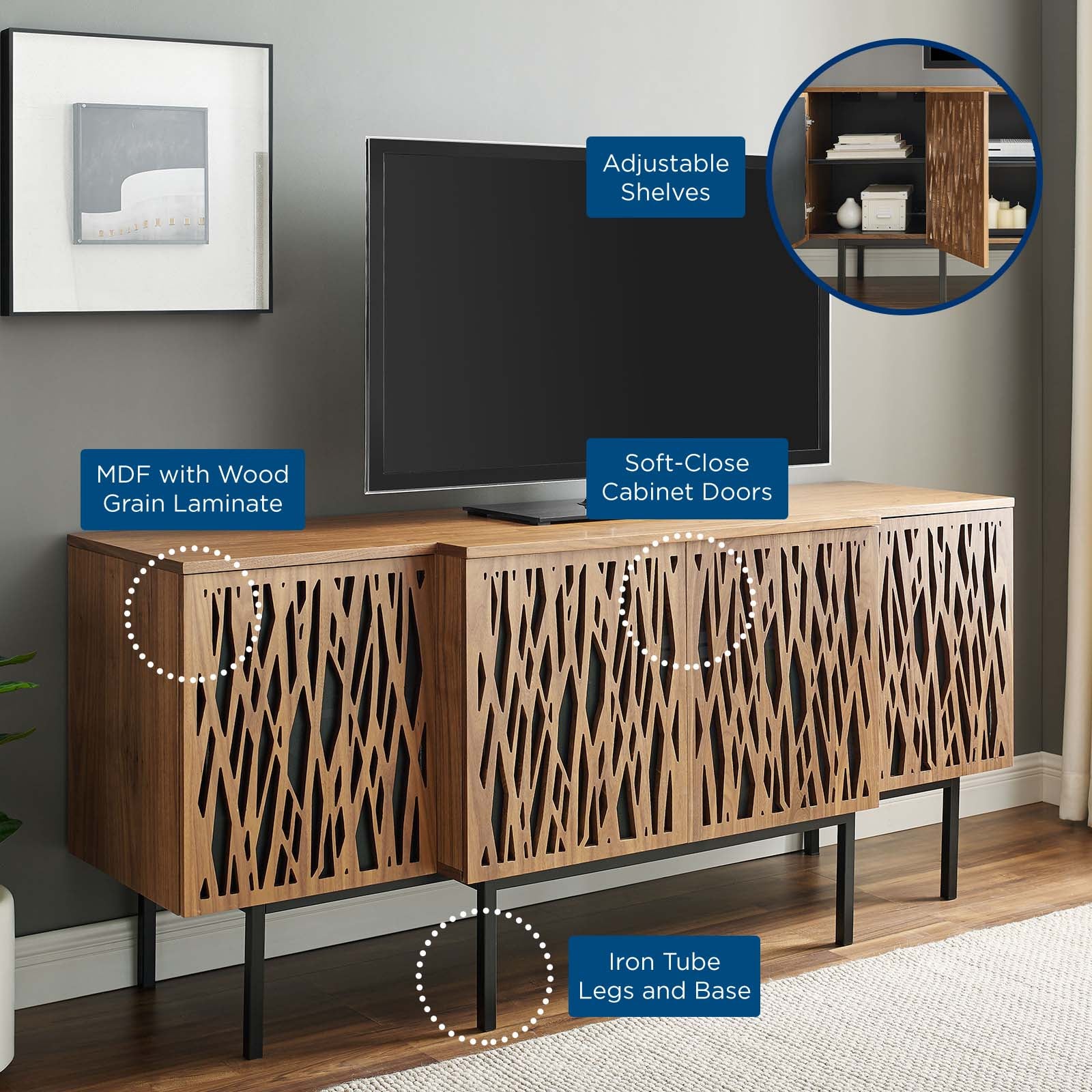 Modway Furniture Modern Aspen Sideboard - EEI-4772