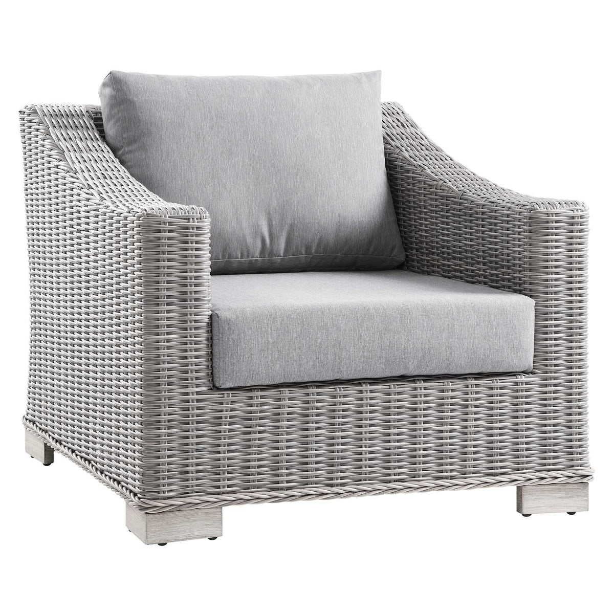 Modway Furniture Modern Conway Outdoor Patio Wicker Rattan Armchair - EEI-4840