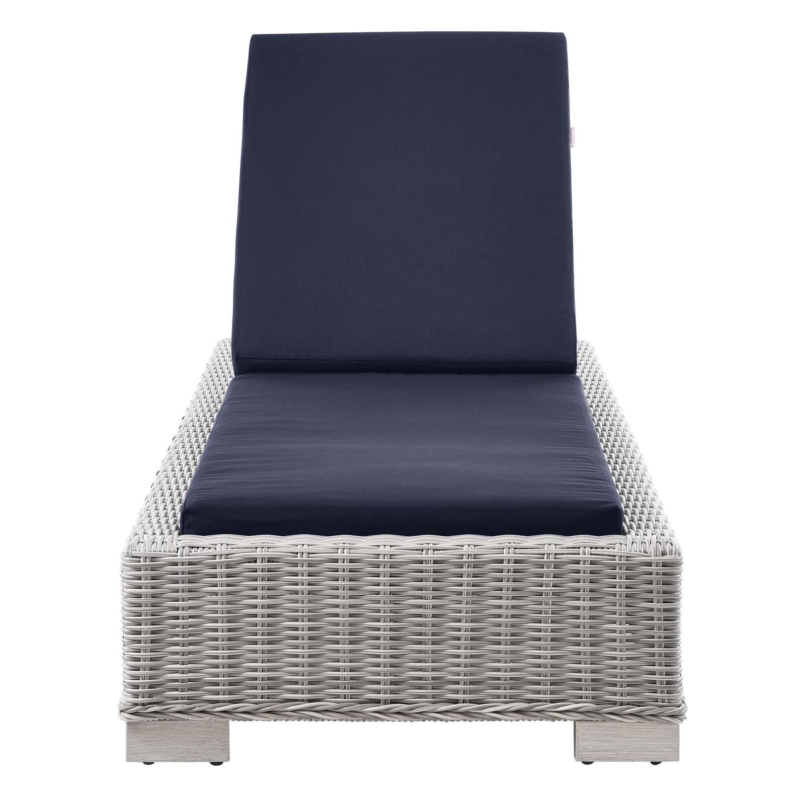 Modway Furniture Modern Conway Outdoor Patio Wicker Rattan Chaise Lounge - EEI-4843