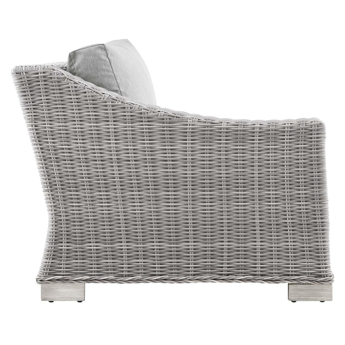 Modway Furniture Modern Conway Outdoor Patio Wicker Rattan Left-Arm Chair - EEI-4845
