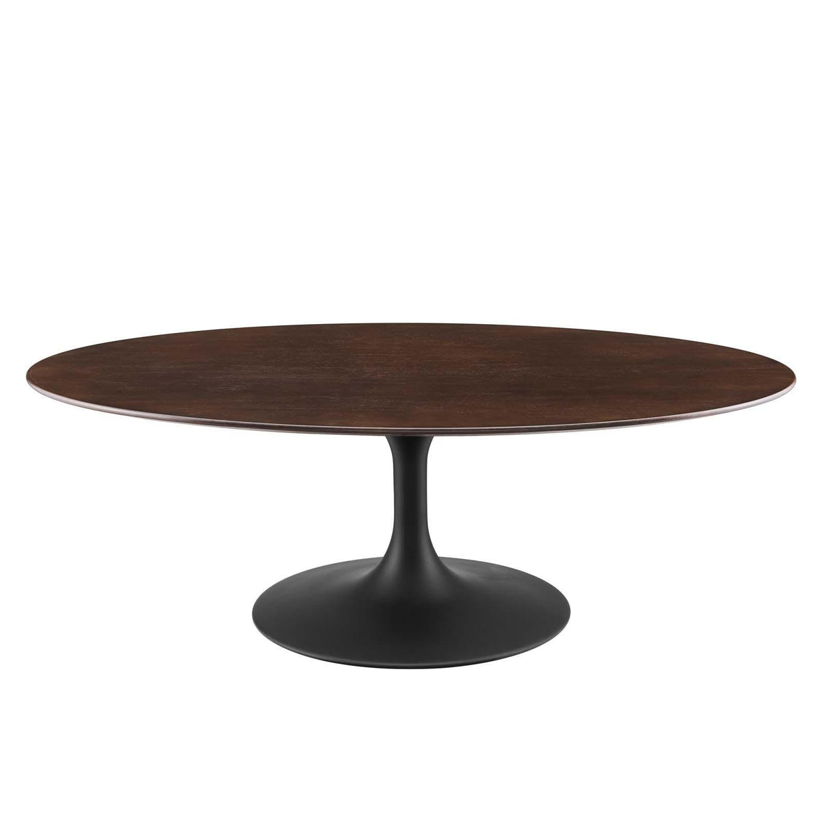 Modway Furniture Modern Lippa 48" Wood Oval Coffee Table - EEI-4883