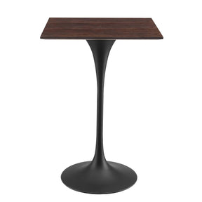 Modway Furniture Modern Lippa 28" Square Wood Bar Table - EEI-4891