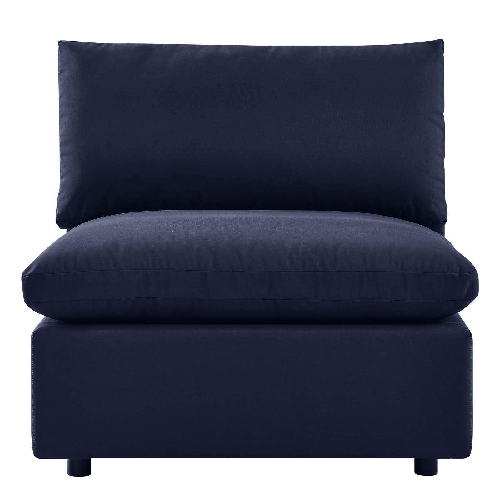 Modway Furniture Modern Commix Overstuffed Outdoor Patio Armless Chair - EEI-4902
