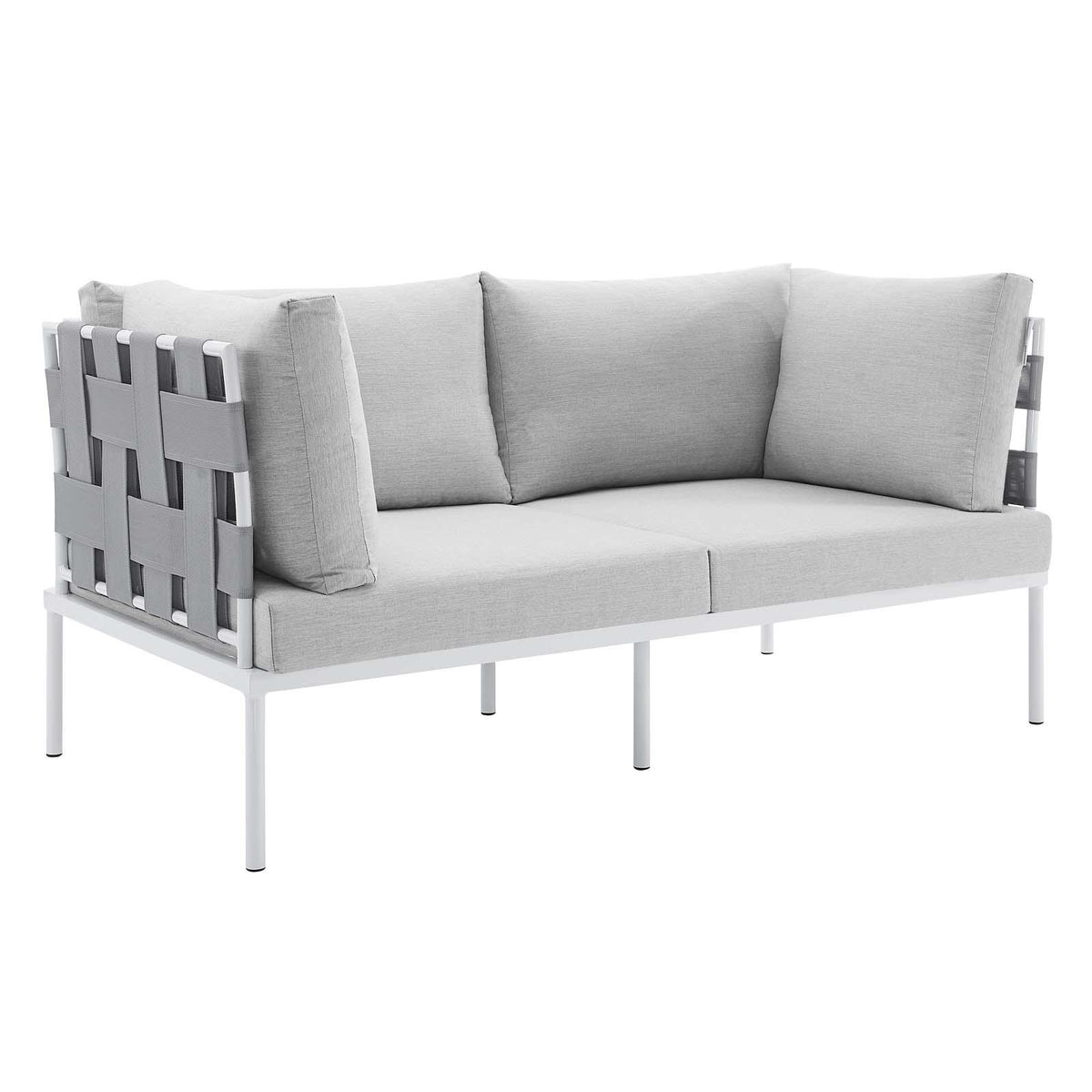 Modway Furniture Modern Harmony 5-Piece  Sunbrella® Outdoor Patio Aluminum Furniture Set - EEI-4925