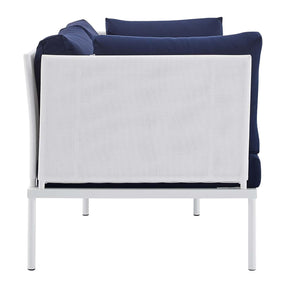 Modway Furniture Modern Harmony 8-Piece  Sunbrella® Outdoor Patio Aluminum Seating Set - EEI-4948