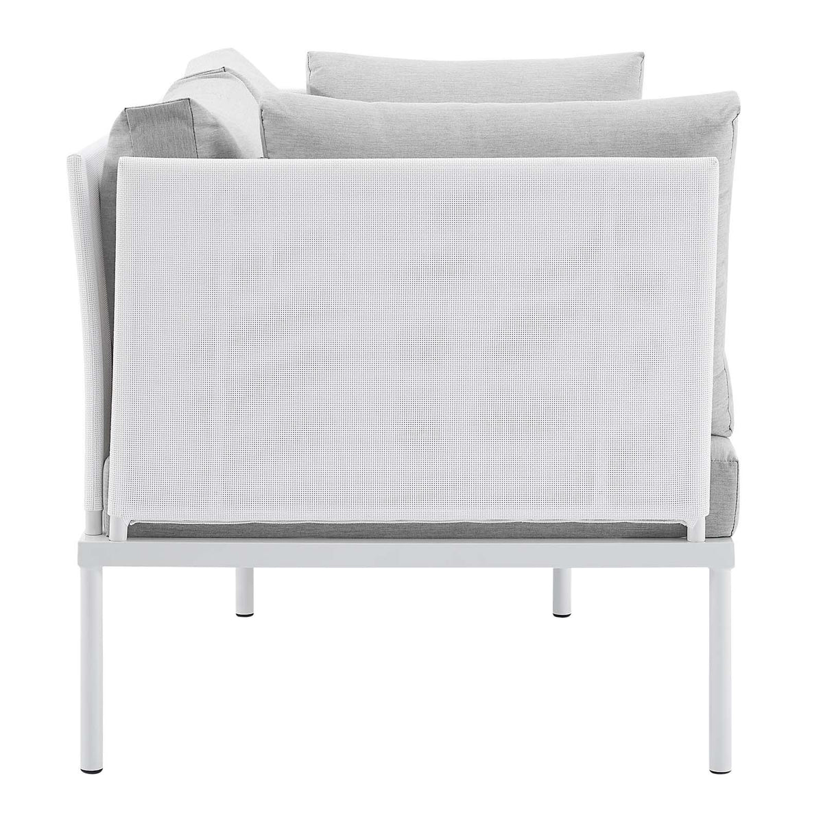 Modway Furniture Modern Harmony Sunbrella® Outdoor Patio Aluminum Loveseat - EEI-4963