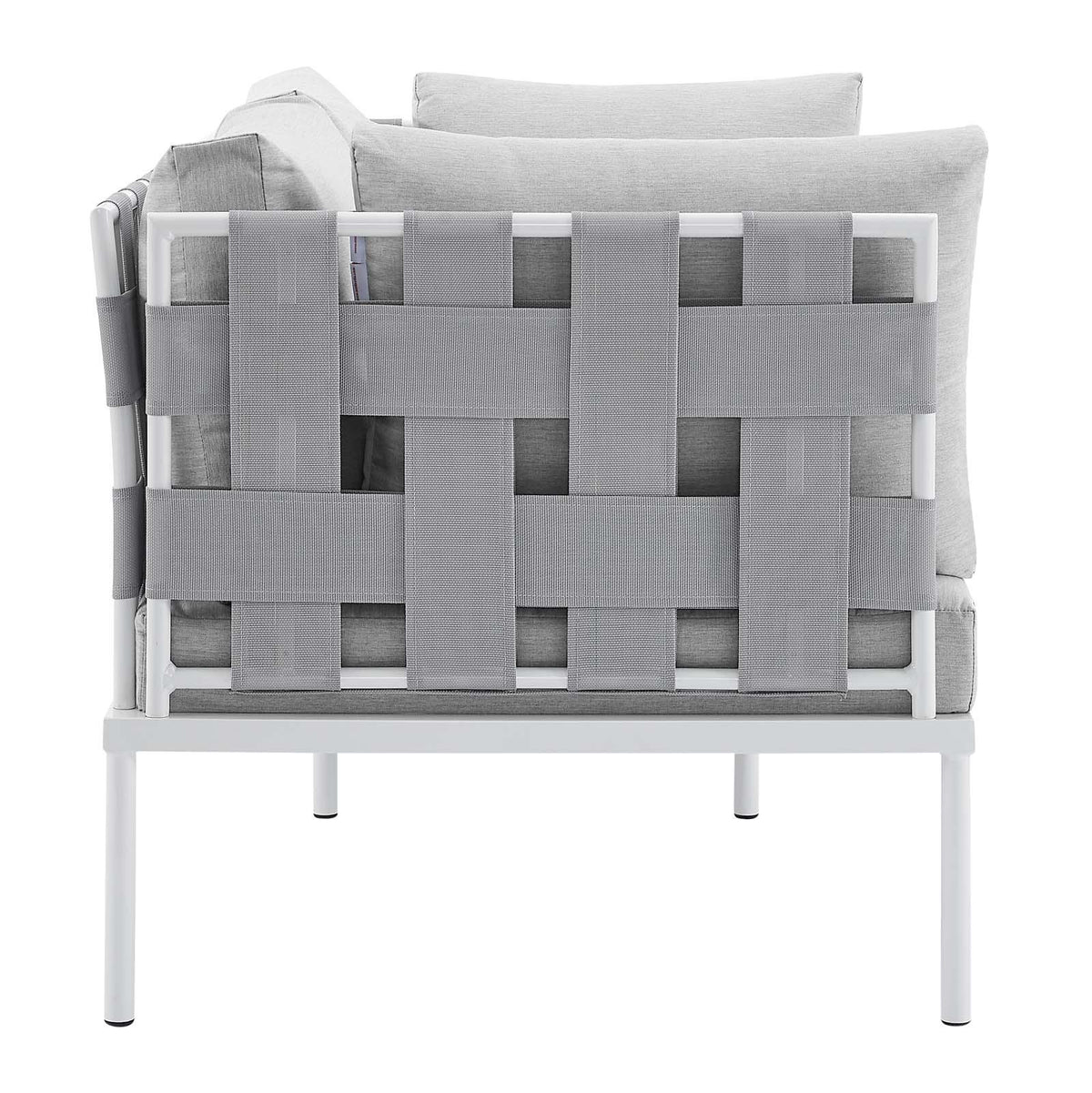 Modway Furniture Modern Harmony Sunbrella® Outdoor Patio Aluminum Loveseat - EEI-4964
