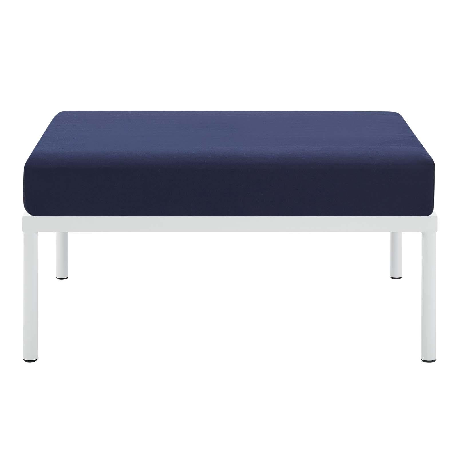 Modway Furniture Modern Harmony Sunbrella® Outdoor Patio Aluminum Ottoman - EEI-4969