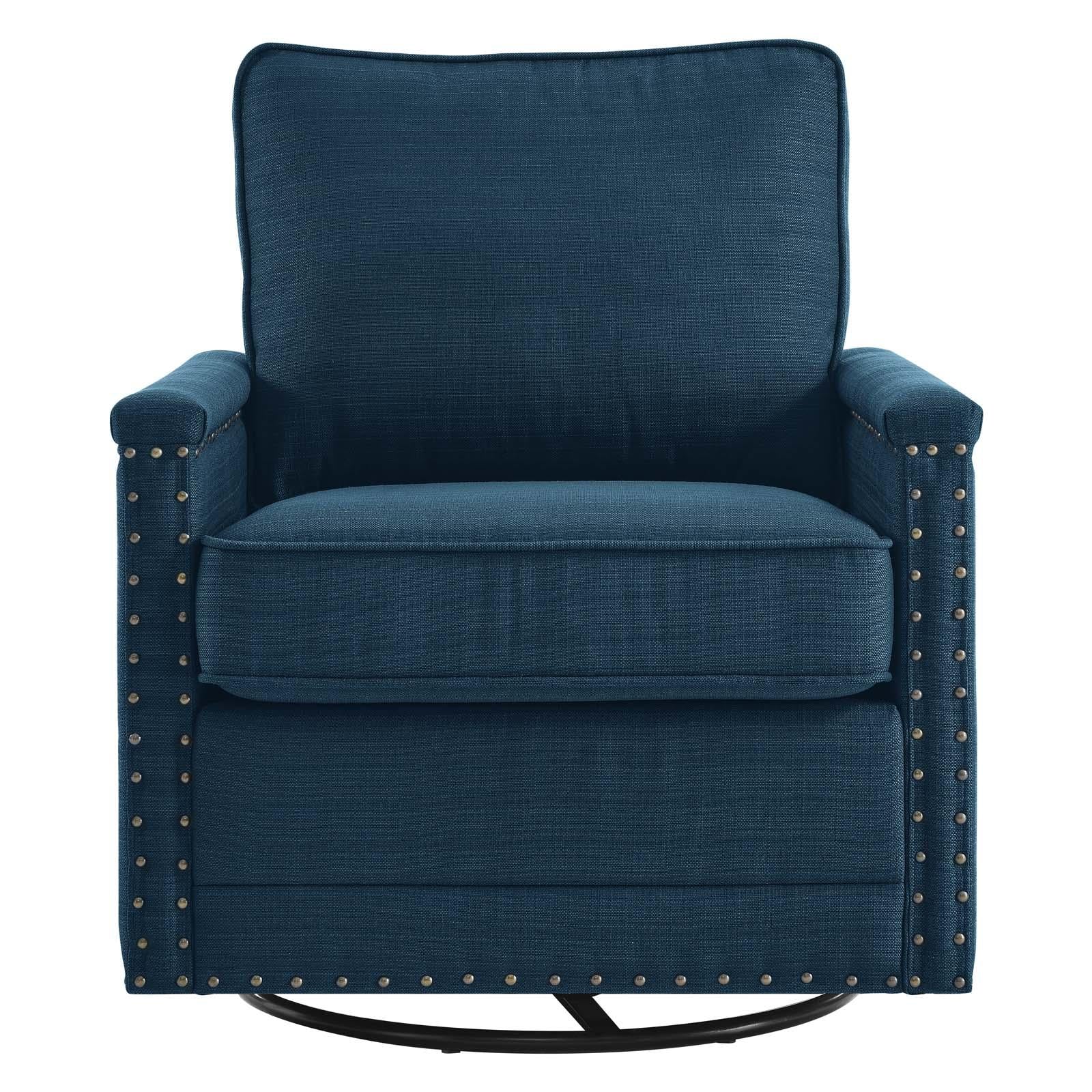 Modway Furniture Modern Ashton Upholstered Fabric Swivel Chair - EEI-4991