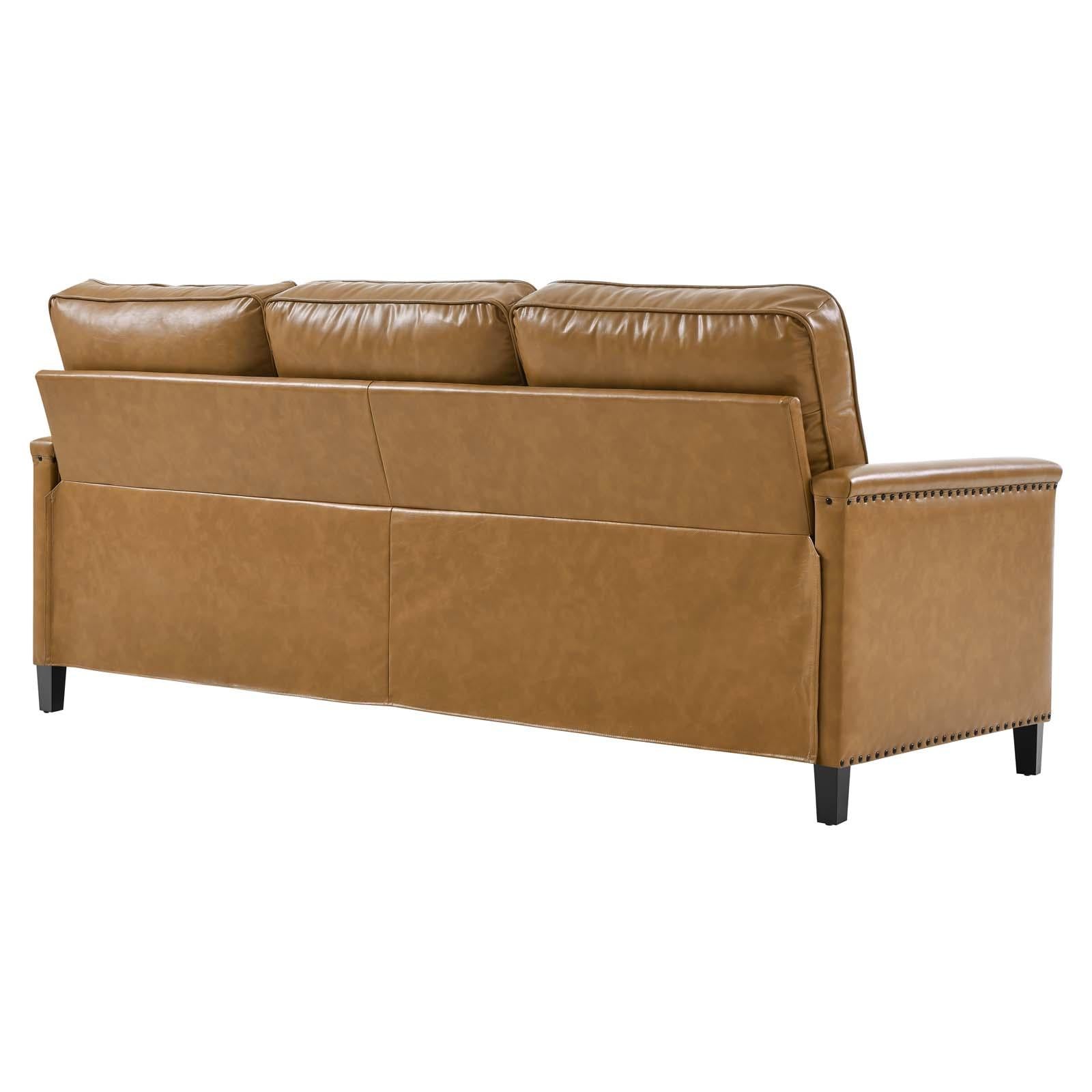 Modway Furniture Modern Ashton Vegan Leather Sectional Sofa - EEI-4996
