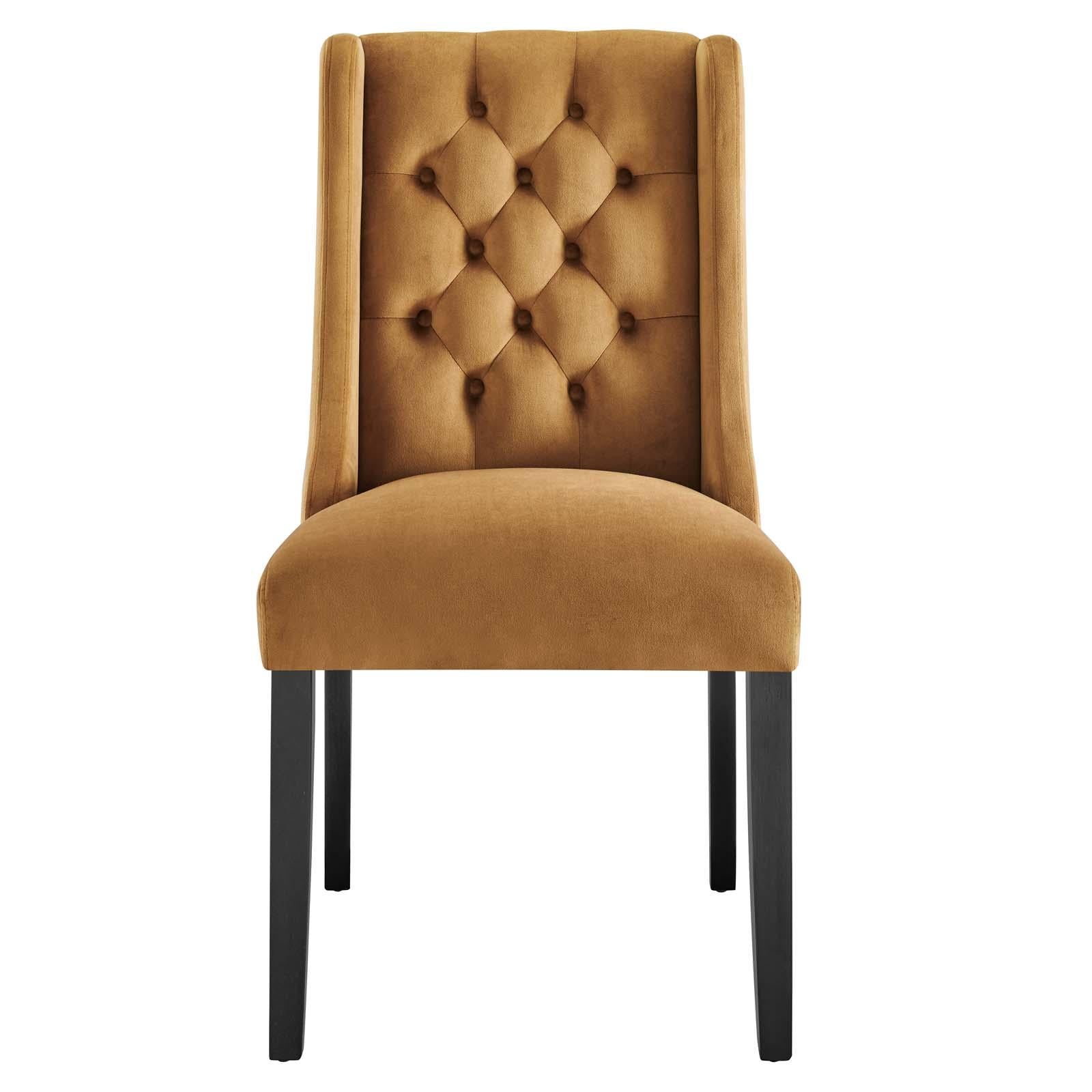 Modway Furniture Modern Baronet Performance Velvet Dining Chairs - Set of 2 - EEI-5013