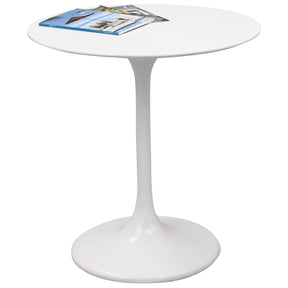 Modway Furniture Lippa 28" Fiberglass White Side Table EEI-513-WHI-Minimal & Modern
