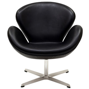 Modway Furniture Modern Wing Leather Lounge Chair EEI-527-Minimal & Modern