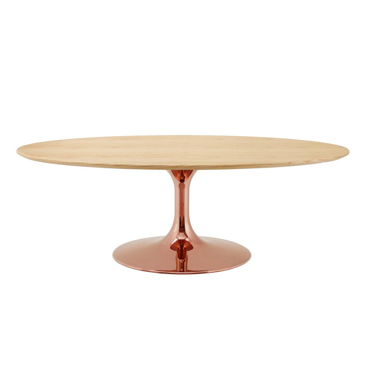 Modway Furniture Modern Lippa 48" Oval Wood Coffee Table - EEI-5280