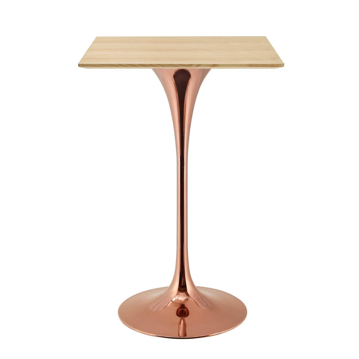 Modway Furniture Modern Lippa 28" Square Wood Bar Table - EEI-5292