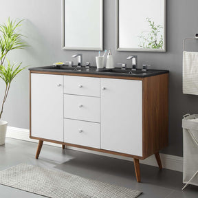 Modway Furniture Modern Transmit 48" Double Sink Bathroom Vanity - EEI-5380