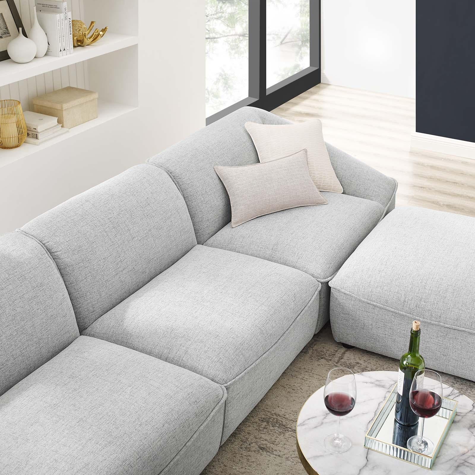 Modway Furniture Modern Comprise 4-Piece Living Room Set - EEI-5405