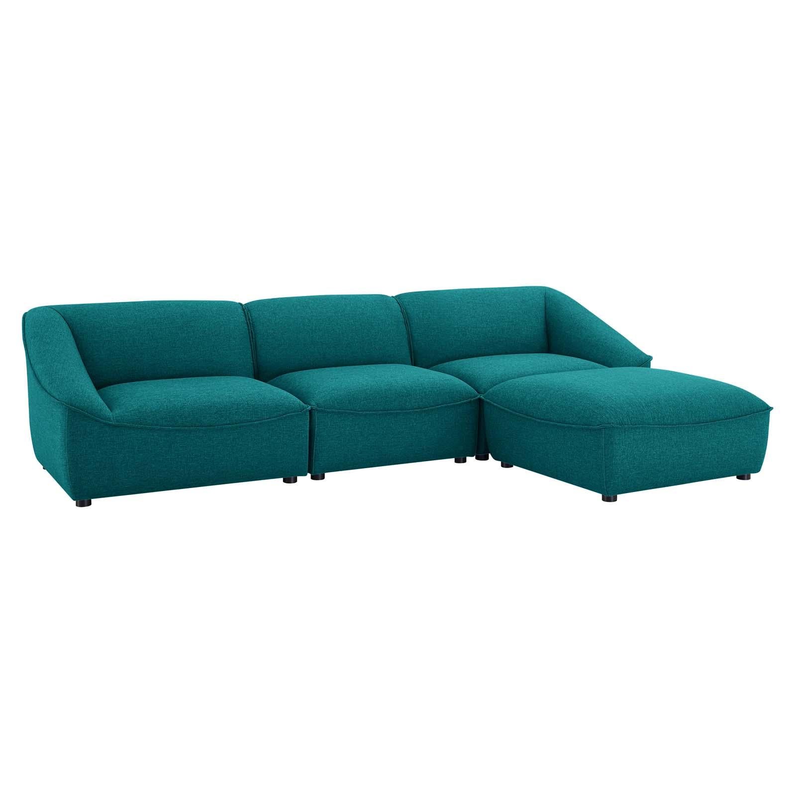 Modway Furniture Modern Comprise 4-Piece Living Room Set - EEI-5405