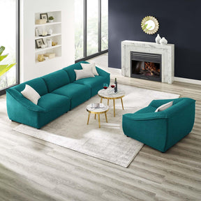 Modway Furniture Modern Comprise 4-Piece Living Room Set - EEI-5406