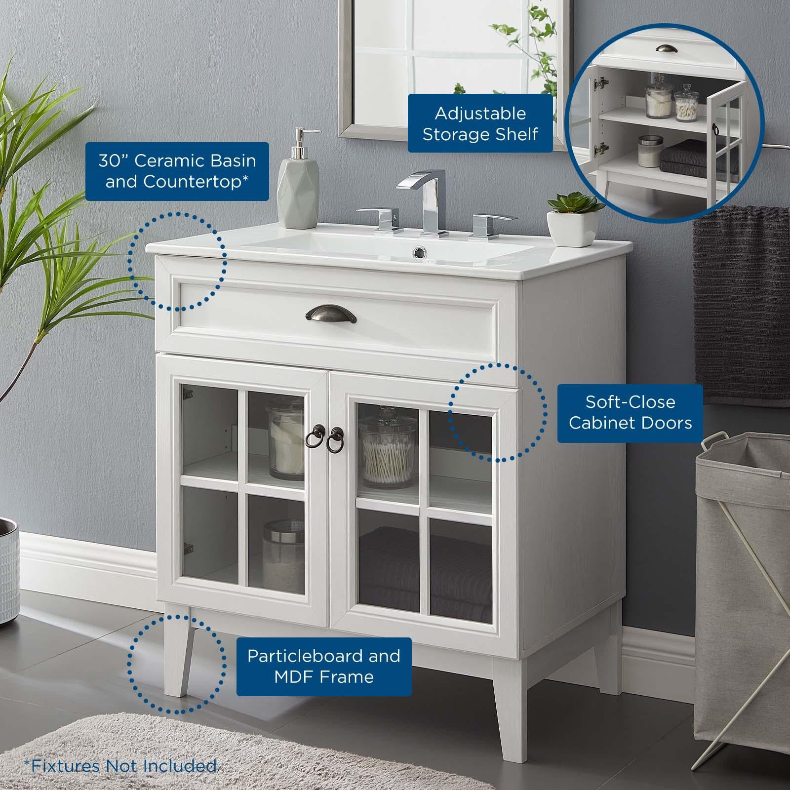Modway Furniture Modern Isle 30" Bathroom Vanity Cabinet - EEI-5425