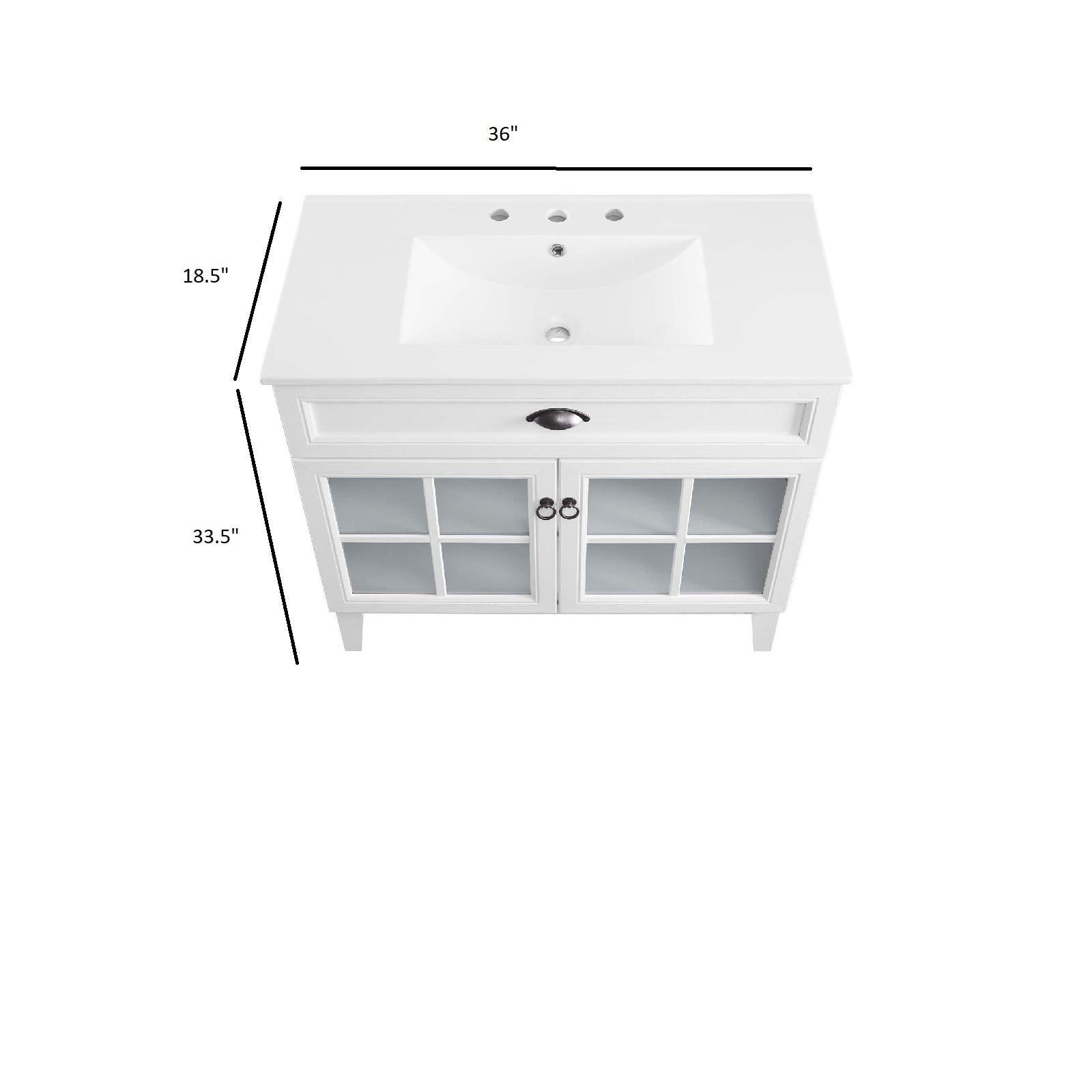 Modway Furniture Modern Isle 36" Bathroom Vanity Cabinet - EEI-5426