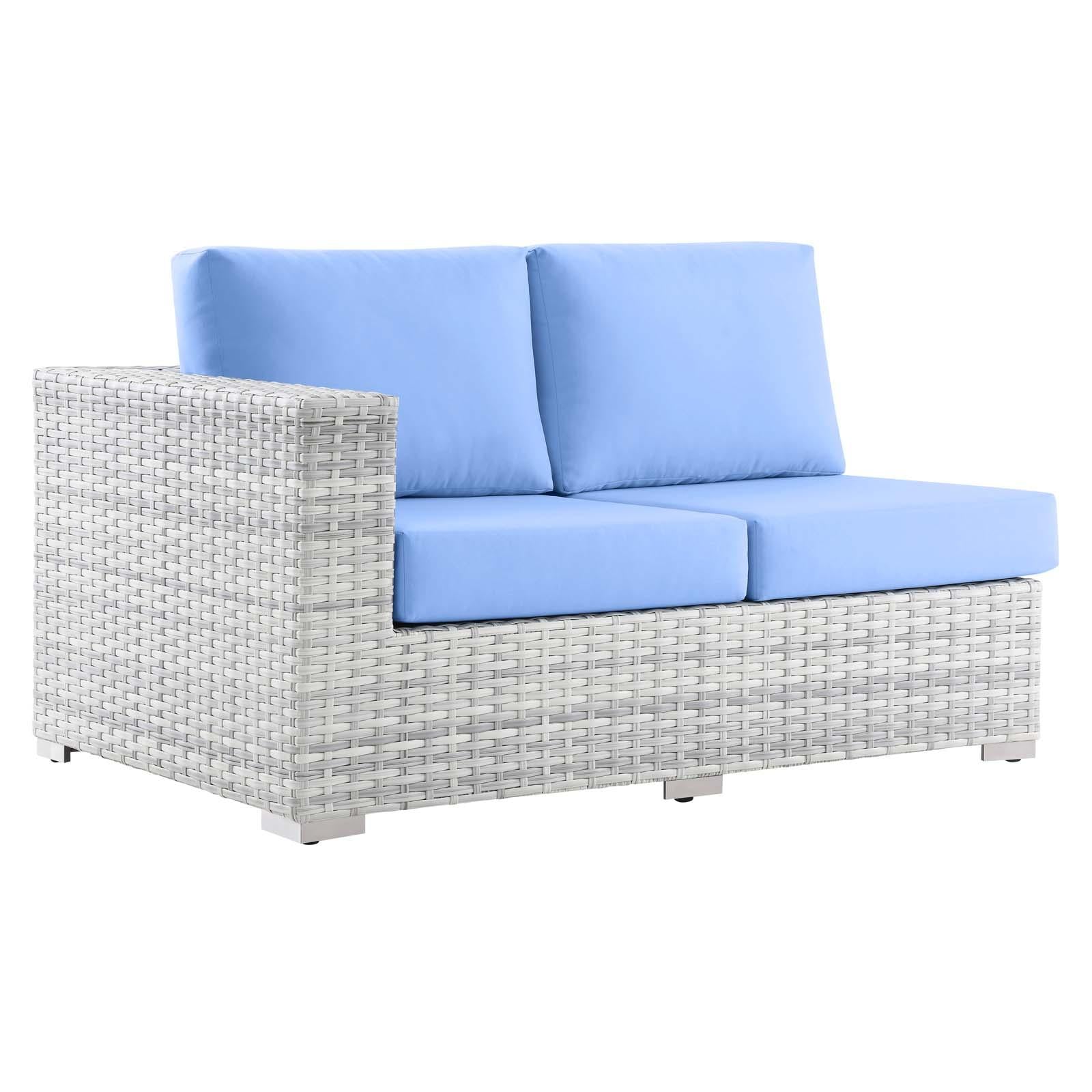 Modway Furniture Modern Convene 4-Piece Outdoor Patio Sectional Set - EEI-5445