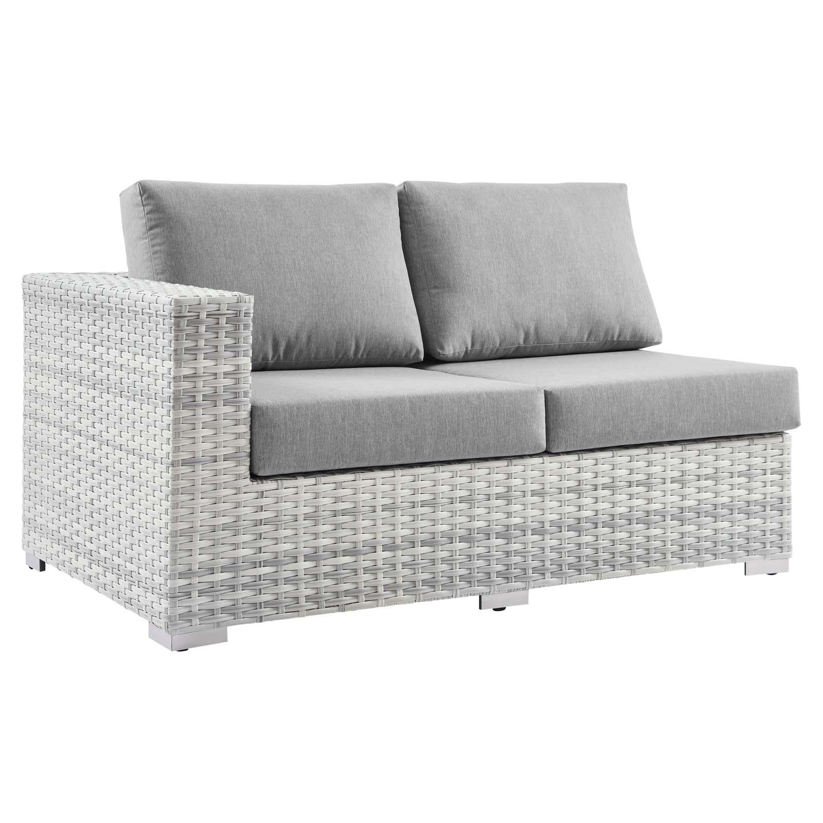 Modway Furniture Modern Convene 6-Piece Outdoor Patio Sectional Set - EEI-5447