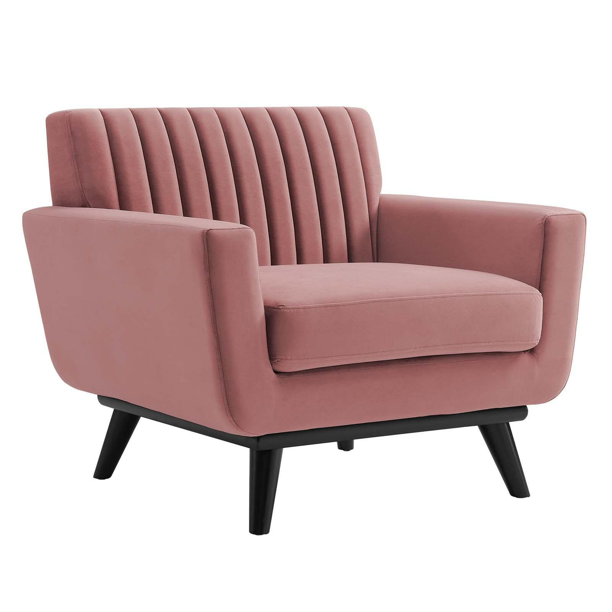 Modway Furniture Modern Engage Channel Tufted Performance Velvet Armchair - EEI-5457