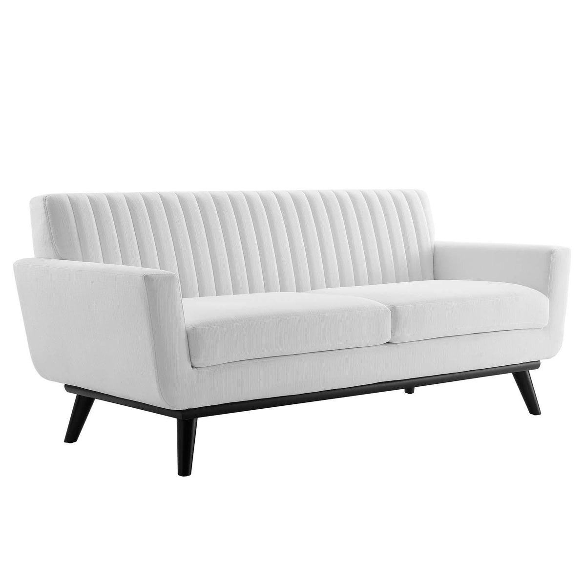 Modway Furniture Modern Engage Channel Tufted Fabric Loveseat - EEI-5461