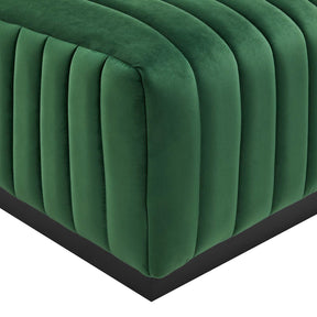 Modway Furniture Modern Conjure Channel Tufted Performance Velvet Ottoman - EEI-5500
