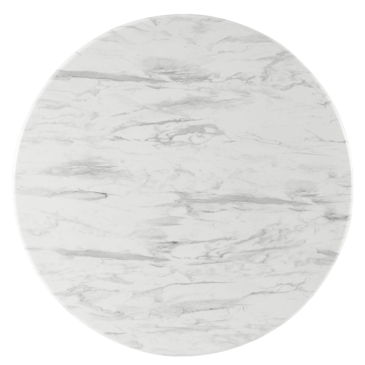 Modway Furniture Modern Traverse 50" Round Performance Artificial Marble Dining Table - EEI-5508