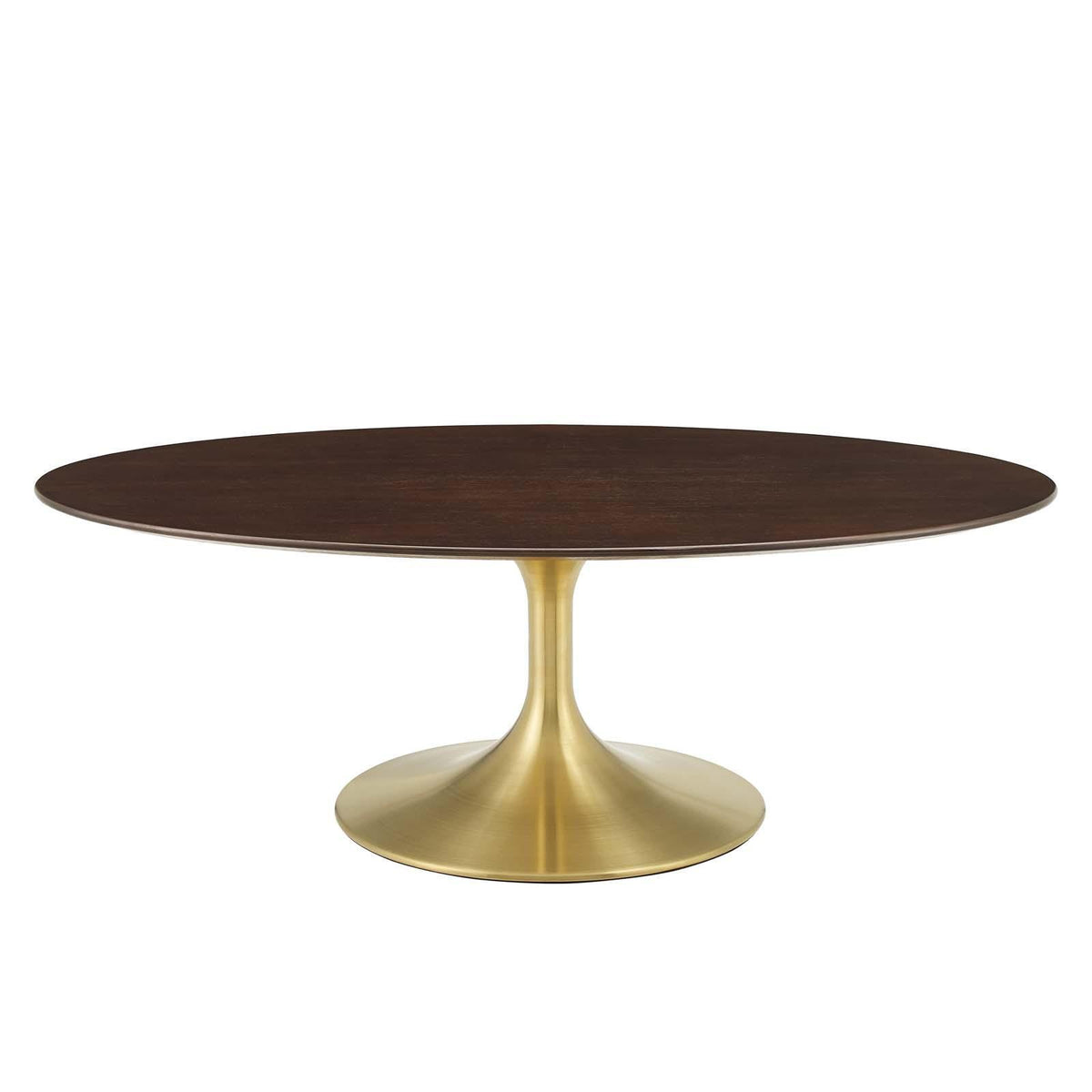 Modway Furniture Modern Lippa 48" Oval Wood Coffee Table - EEI-5519