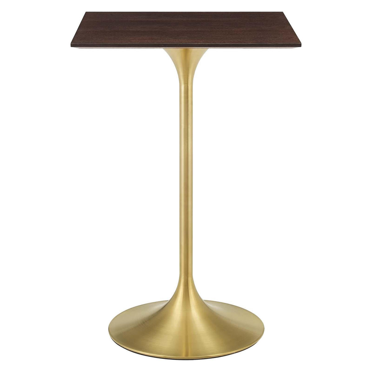 Modway Furniture Modern Lippa 28" Square Wood Bar Table - EEI-5531