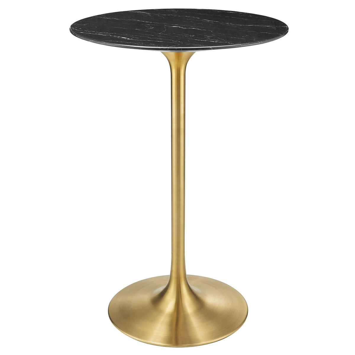 Modway Furniture Modern Lippa 28" Artificial Marble Bar Table - EEI-5533