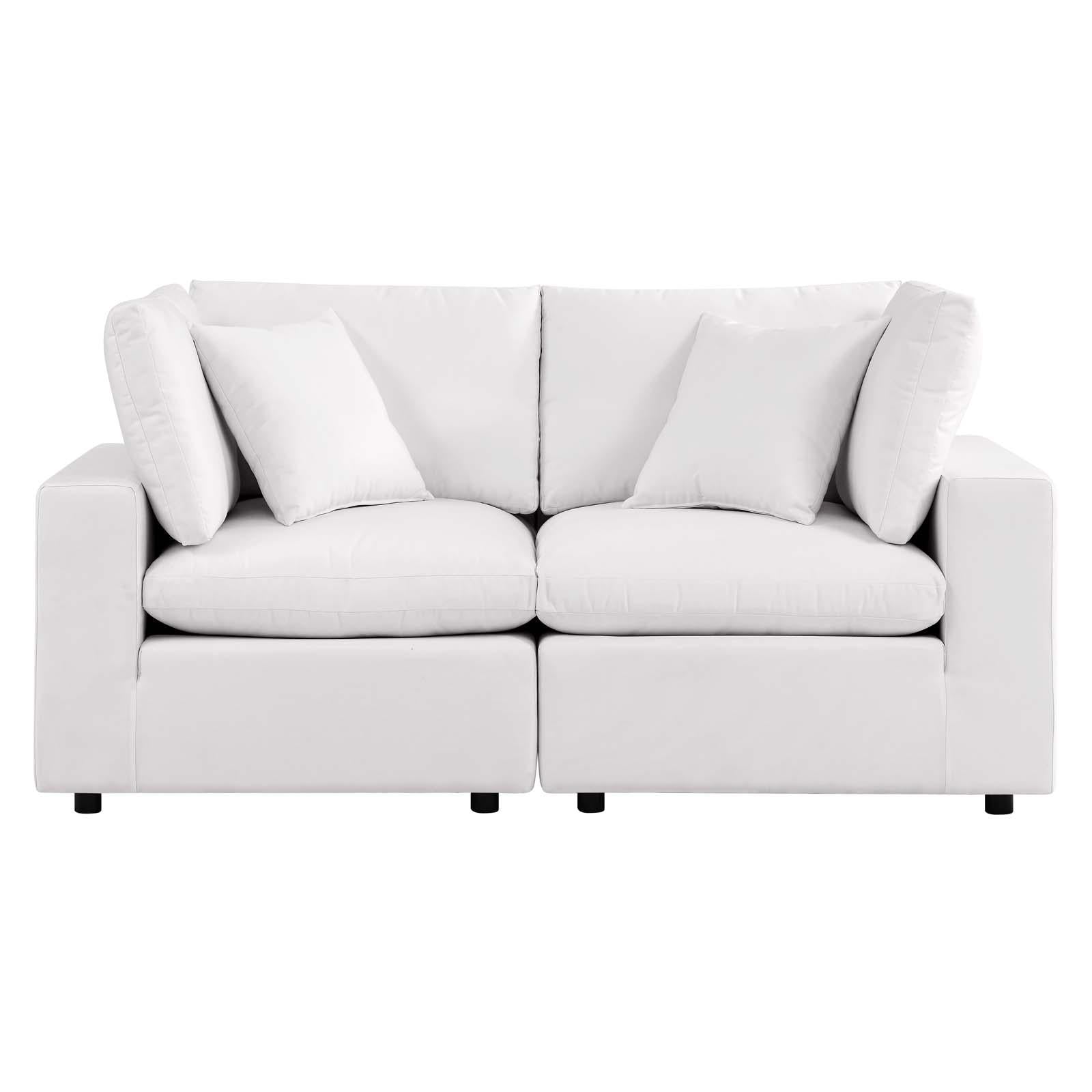 Modway Furniture Modern Commix Overstuffed Outdoor Patio Loveseat - EEI-5576