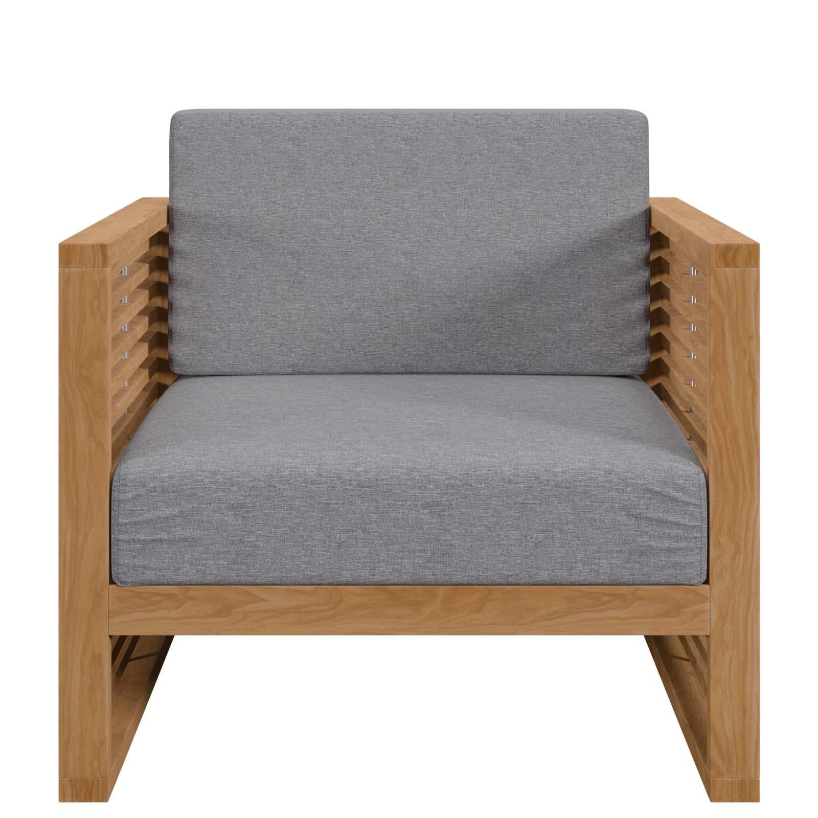 Modway Furniture Modern Carlsbad Teak Wood Outdoor Patio Armchair - EEI-5606