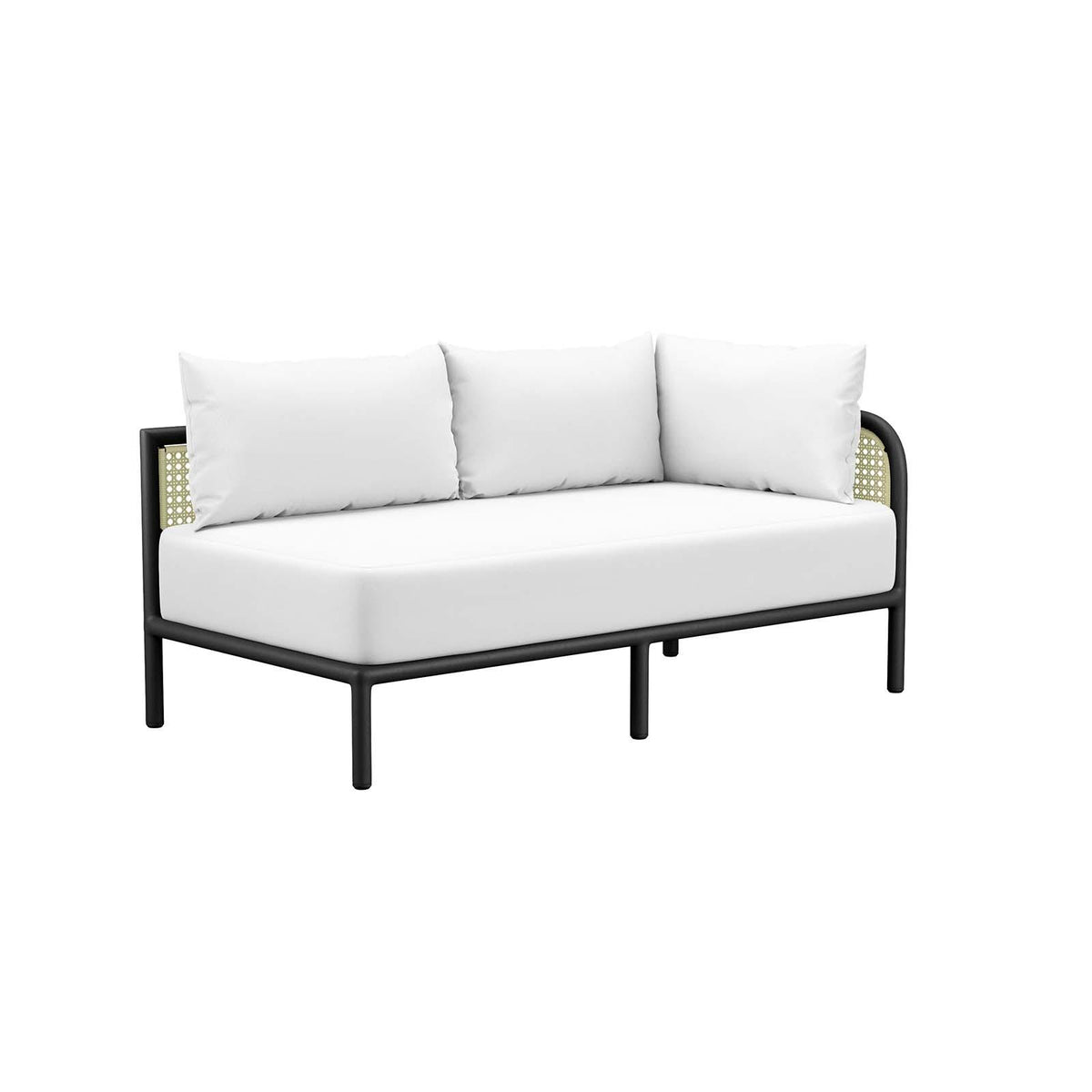 Modway Furniture Modern Hanalei Outdoor Patio 3-Piece Sectional - EEI-5631