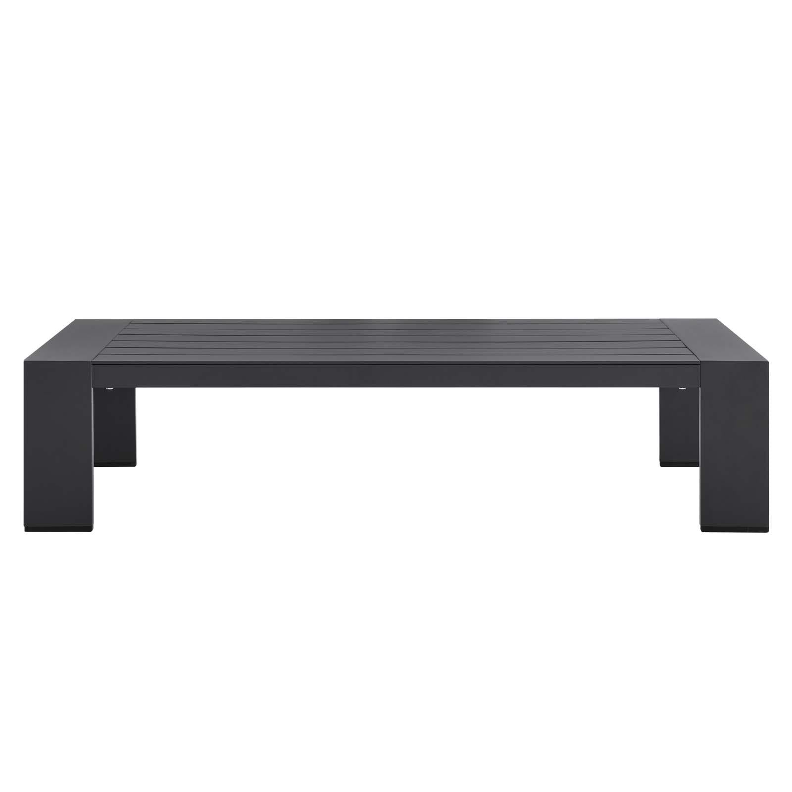 Modway Furniture Modern Tahoe Outdoor Patio Powder-Coated Aluminum Coffee Table - EEI-5677