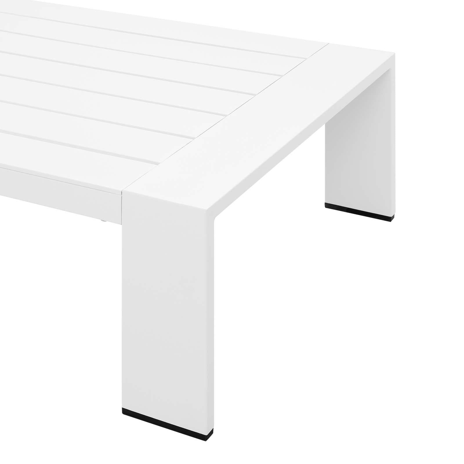 Modway Furniture Modern Tahoe Outdoor Patio Powder-Coated Aluminum Coffee Table - EEI-5677