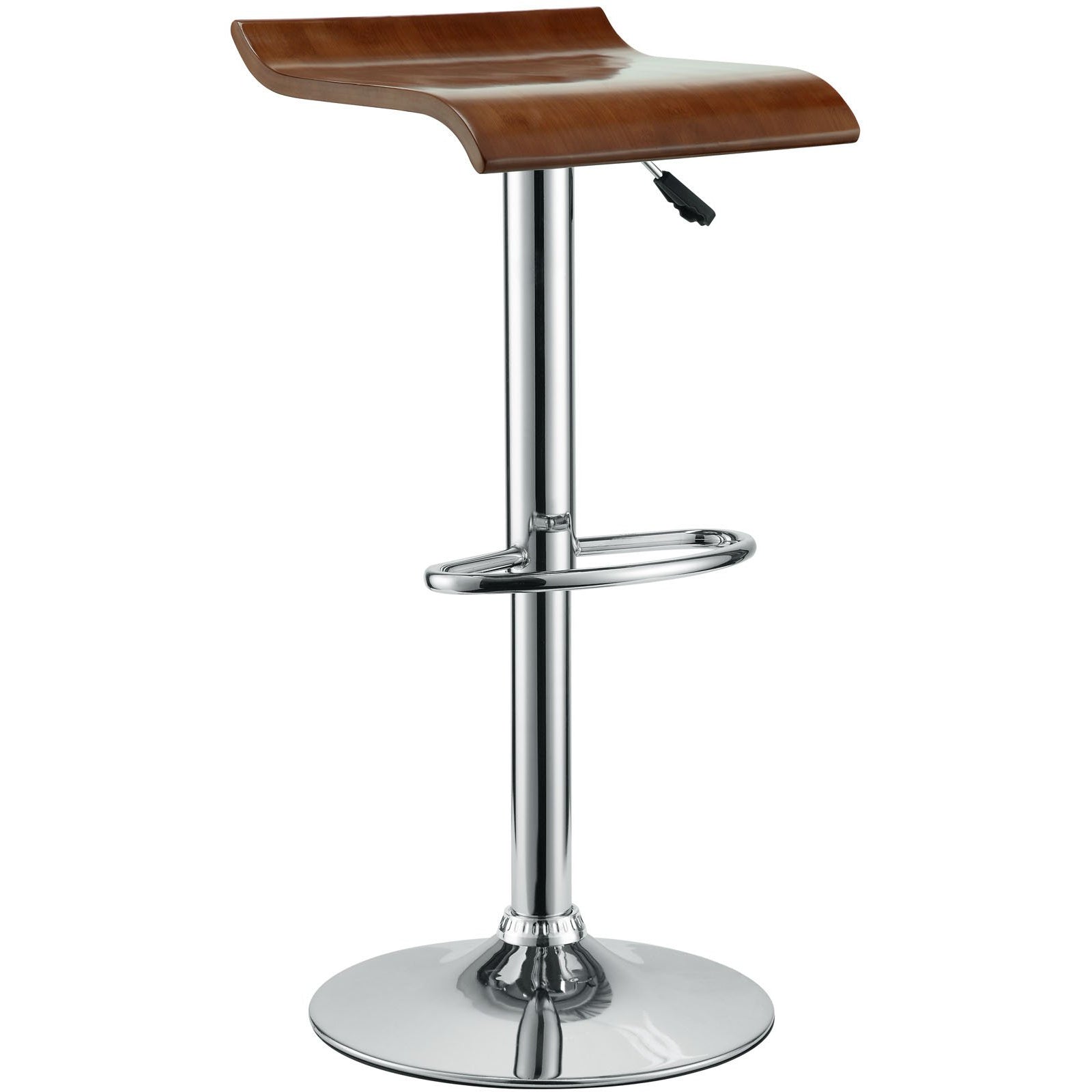 Modway Furniture Bentwood Modern Bar Stool EEI-578-OAK-Minimal & Modern