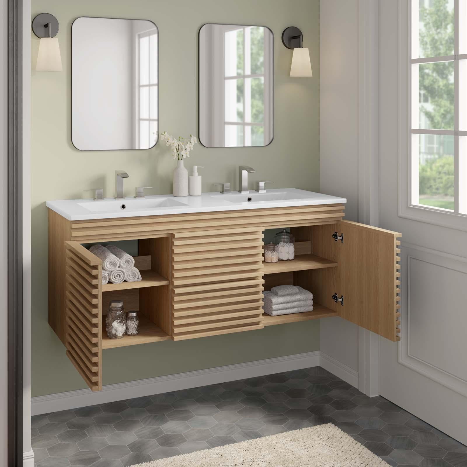 Modway Furniture Modern Render 48" Wall-Mount Bathroom Vanity - EEI-5802
