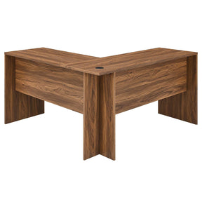 Modway Furniture Modern Render Wood Desk and File Cabinet Set - EEI-5821