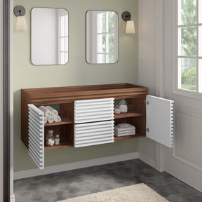 Modway Furniture Modern Render 48" Wall-Mount Bathroom Vanity Cabinet - EEI-5867