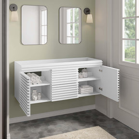 Modway Furniture Modern Render 48" Wall-Mount Bathroom Vanity Cabinet - EEI-5867