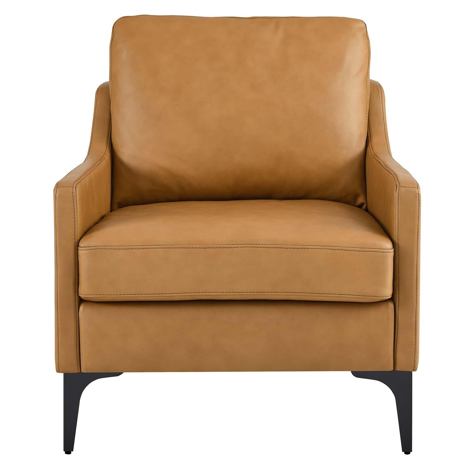 Modway Furniture Modern Corland Leather Armchair - EEI-6022